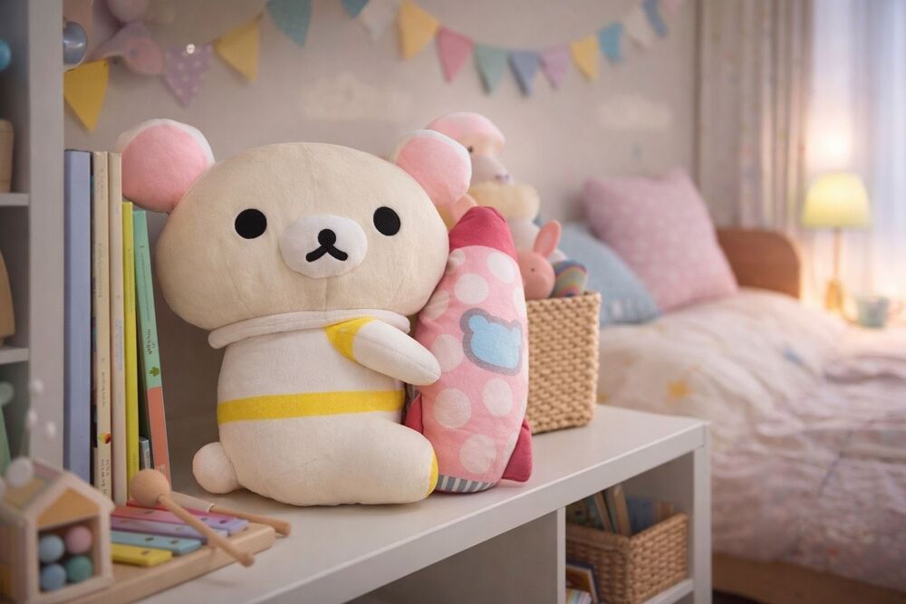 San-X Rilakkuma Astronaut White Space Suit Rocket Plush 20'